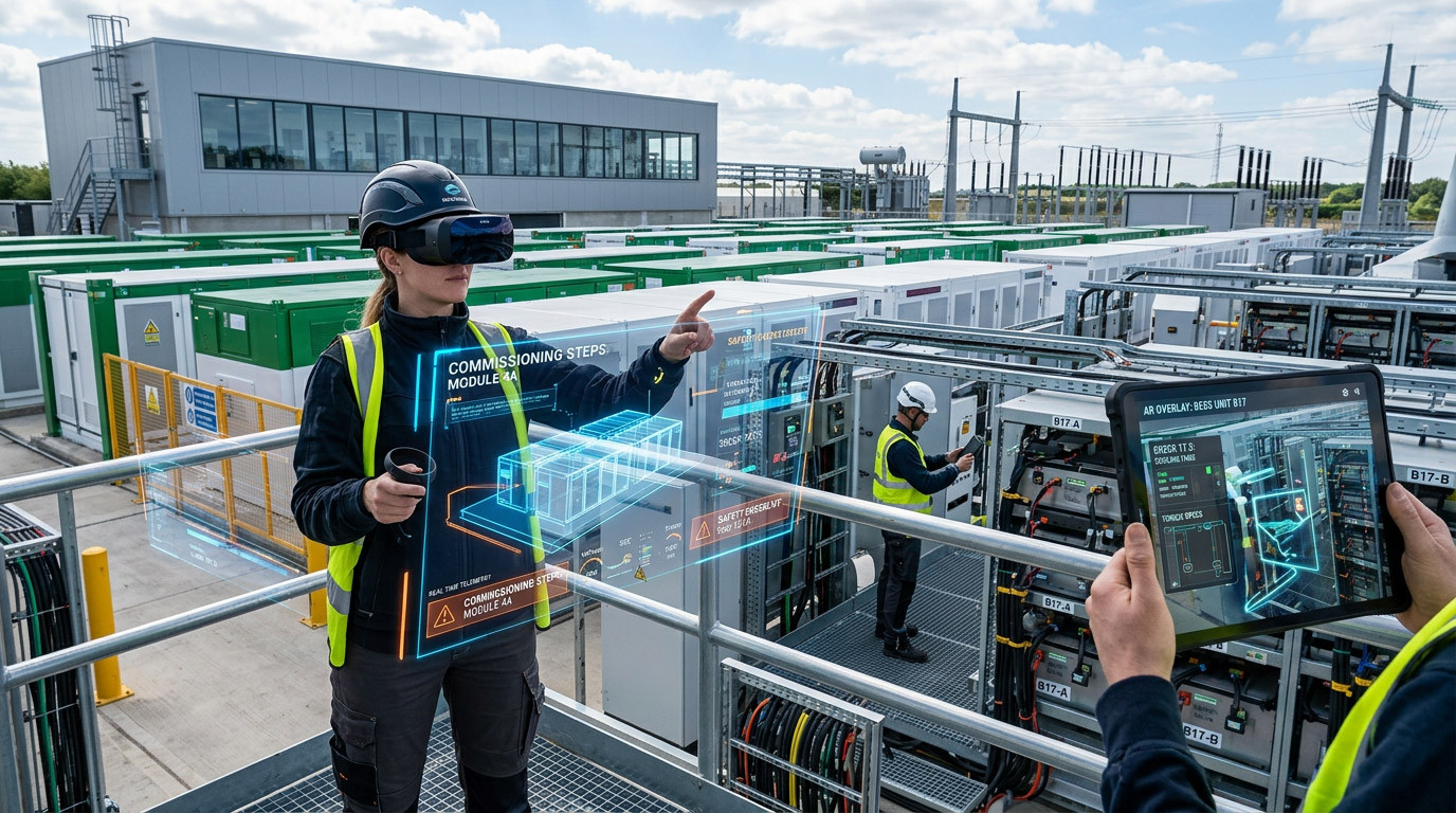 VR and AR for BESS Commissioning: Reducing Mistakes Before Grid Connection
