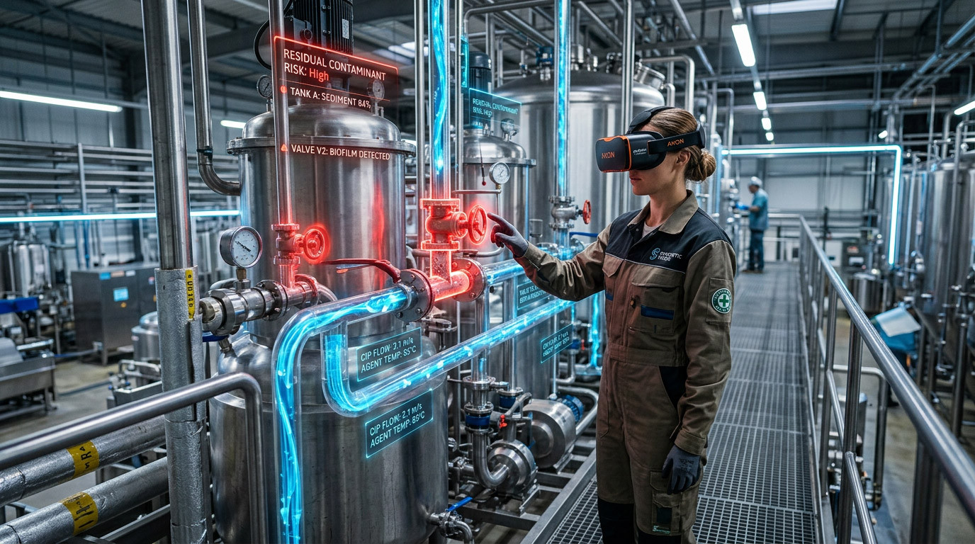 VR SOPs for CIP Cleaning: Making Invisible Cleaning Risks Visible