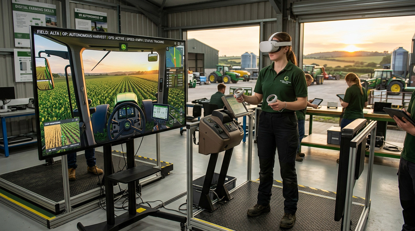 How Virtual Reality Is Helping Agriculture Train the Next Generation of Practical Workers