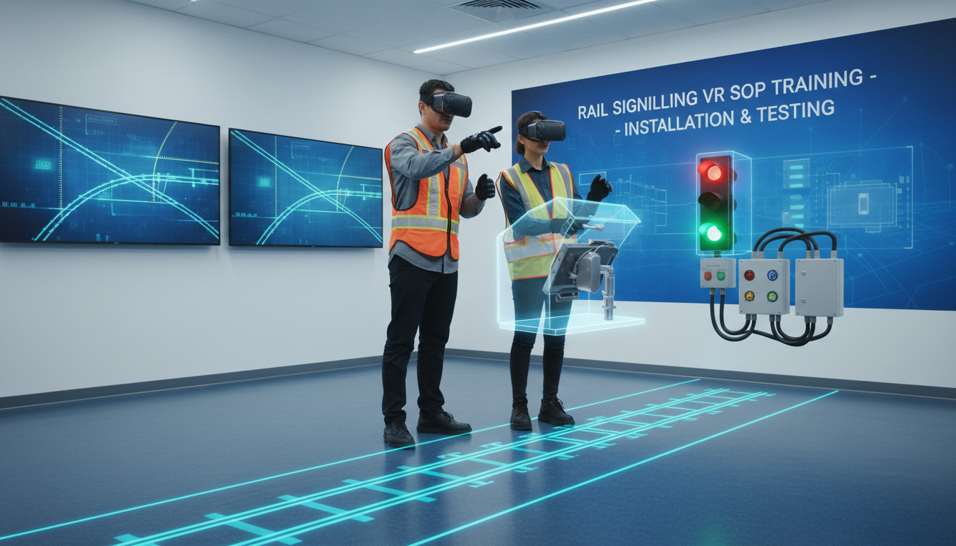 VR SOP Training for Rail Signalling Installation & Testing
