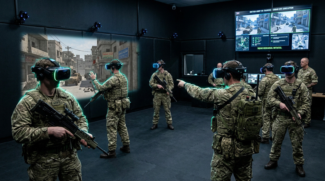 British Army Infantry Squad Tactics and Urban Operations in Immersive VR Environments
