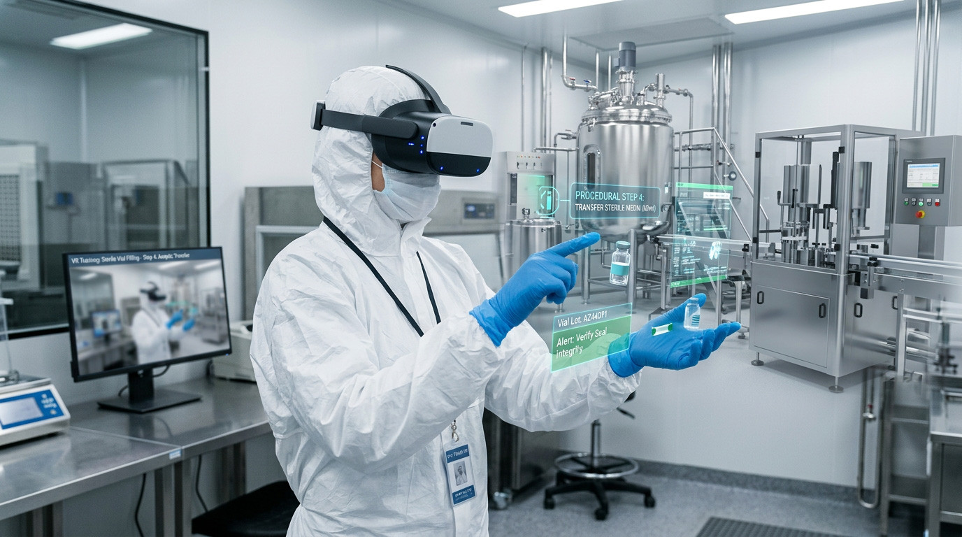 From SOP Binder to Cleanroom Confidence: Why Pharma Training Needs VR