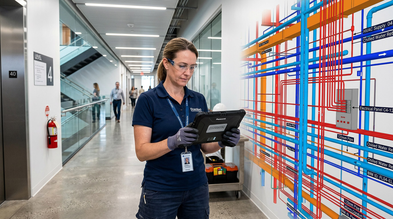 Using AR to Reveal Hidden Building Services: BIM, MEP and Maintenance in Augmented Reality