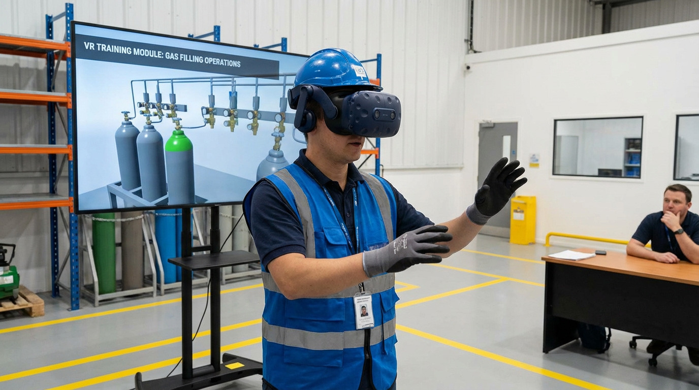 VR SOP Training for Industrial Gases & Cylinder Filling