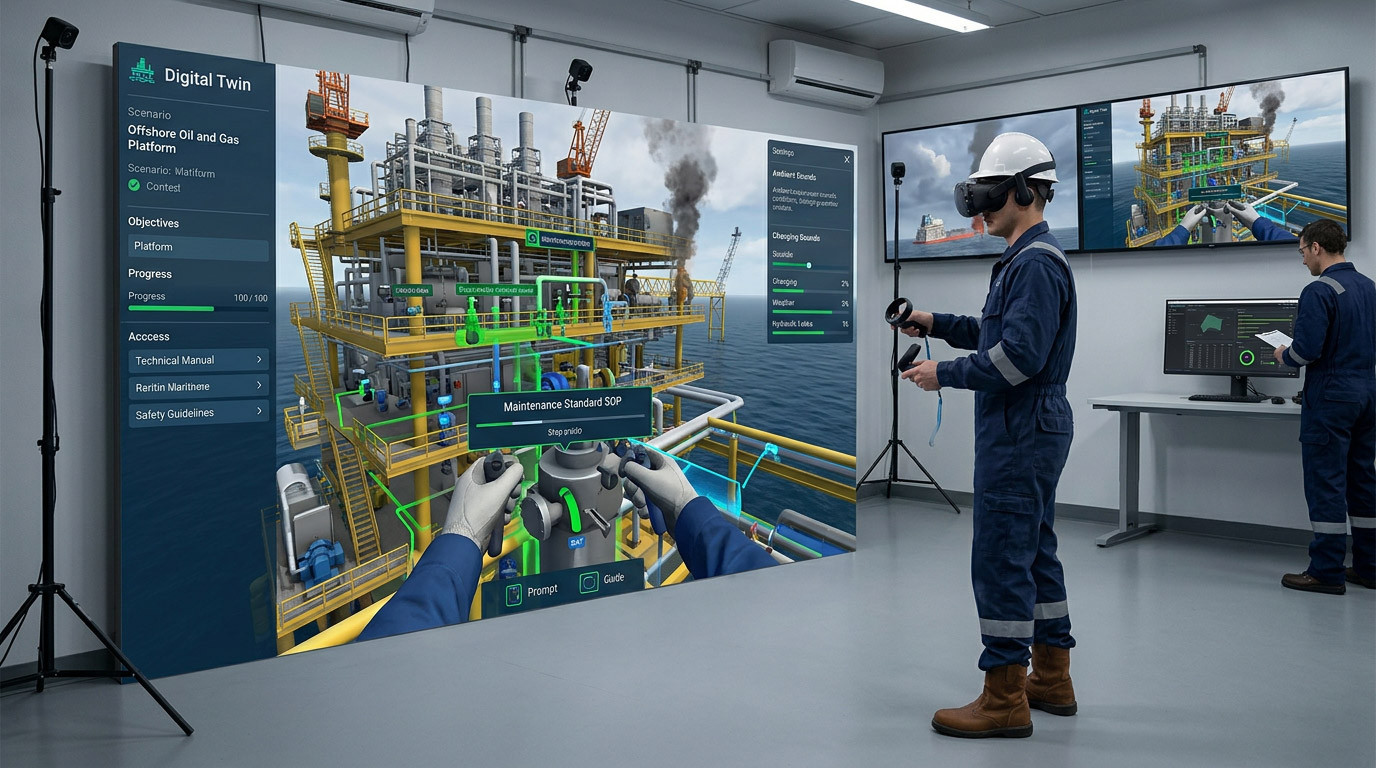Digital Twin Training for Offshore and Marine Assets