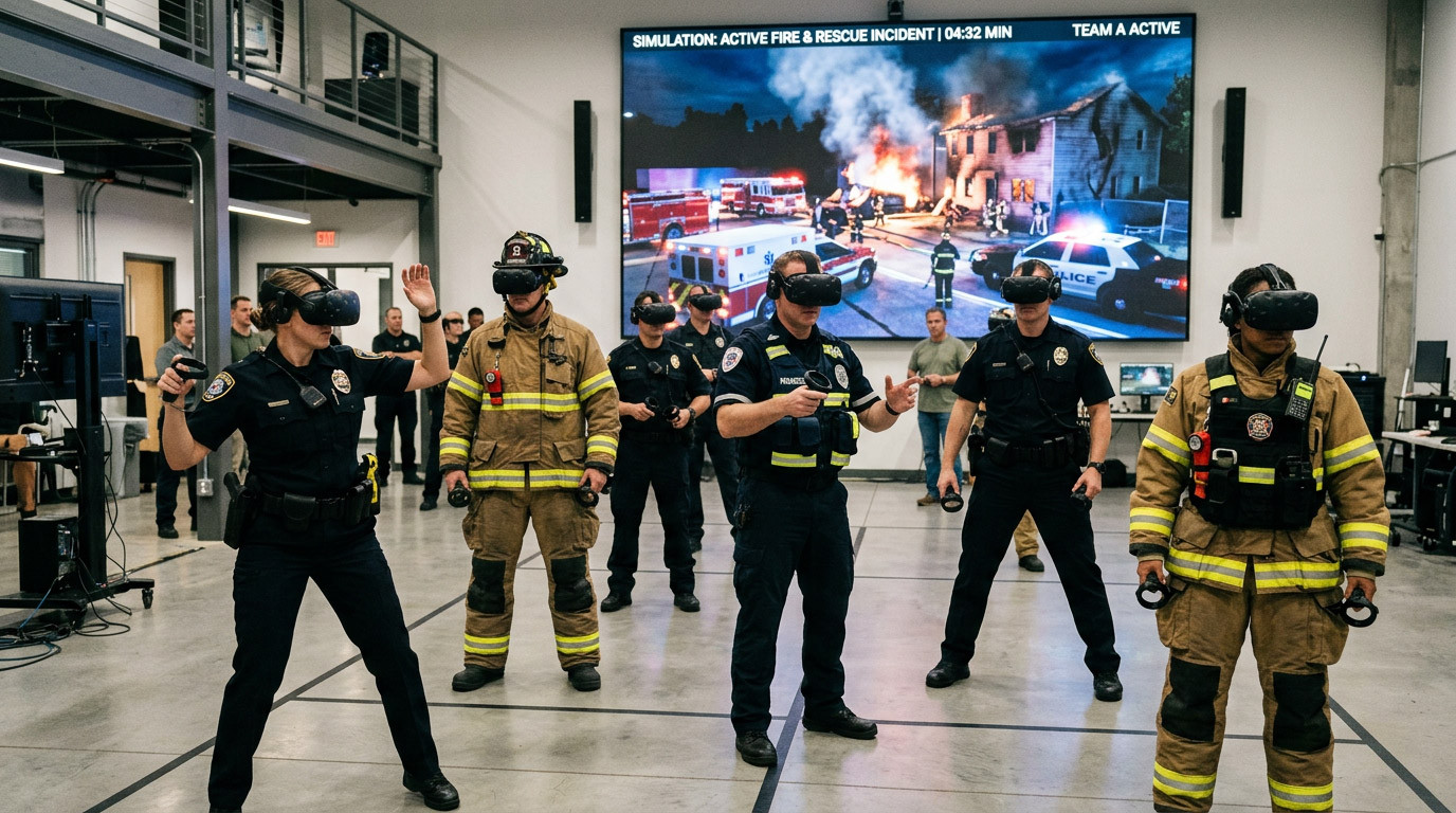 Using VR to Train Public Safety Teams for Rare Critical Incidents