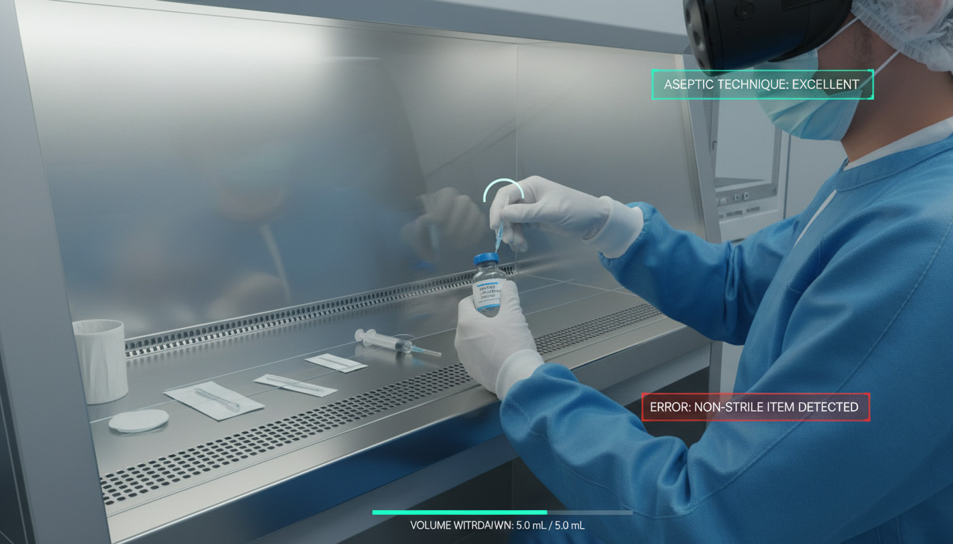 VR SOP Training for Hospital Aseptic Compounding