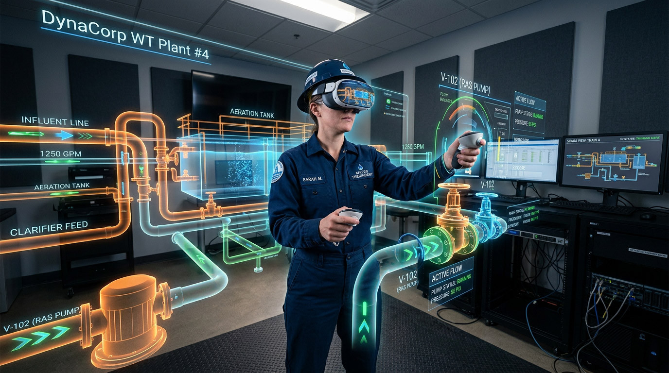 VR for Water and Wastewater Operators: Making Hidden Infrastructure Understandable