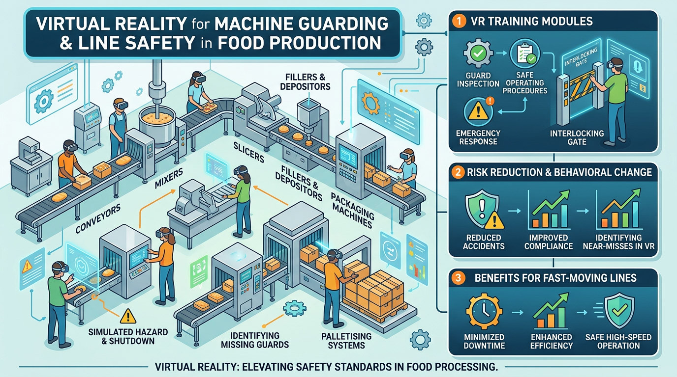 VR for Machine Guarding and Line Safety in Food Production