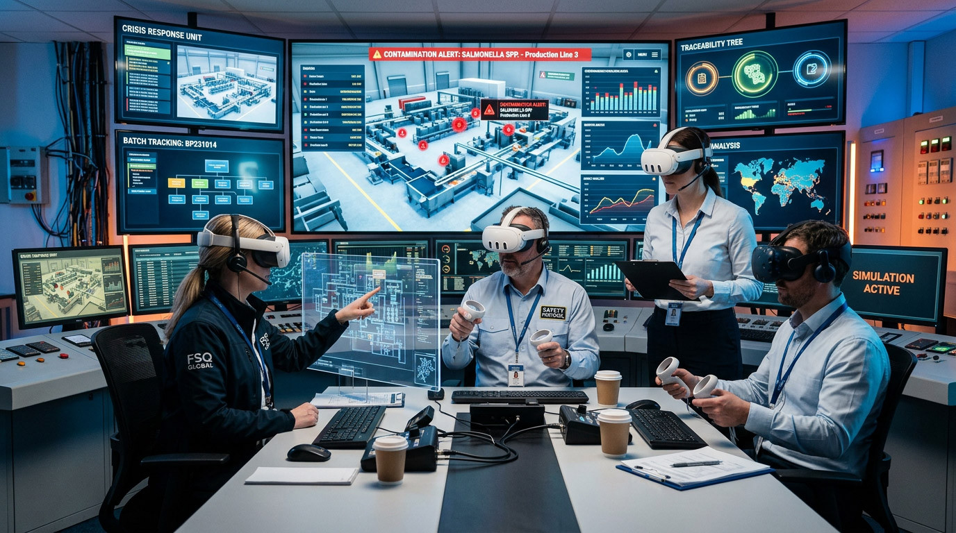 Immersive Training for Food Recall Scenarios