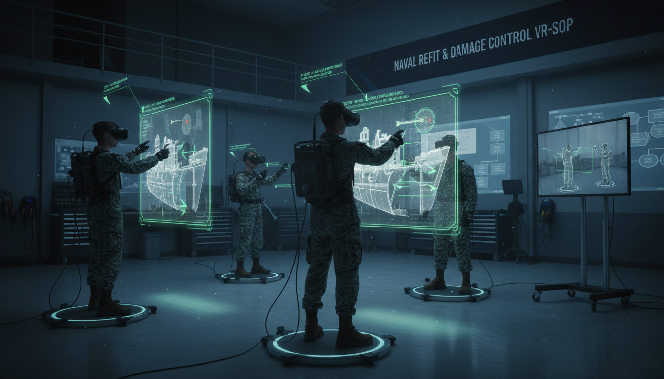 VR SOP Training for Naval Refit & Damage Control