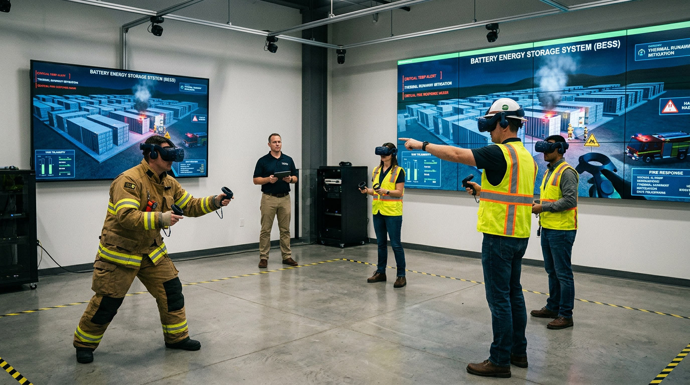 VR Emergency Response Training for Battery Energy Storage Systems