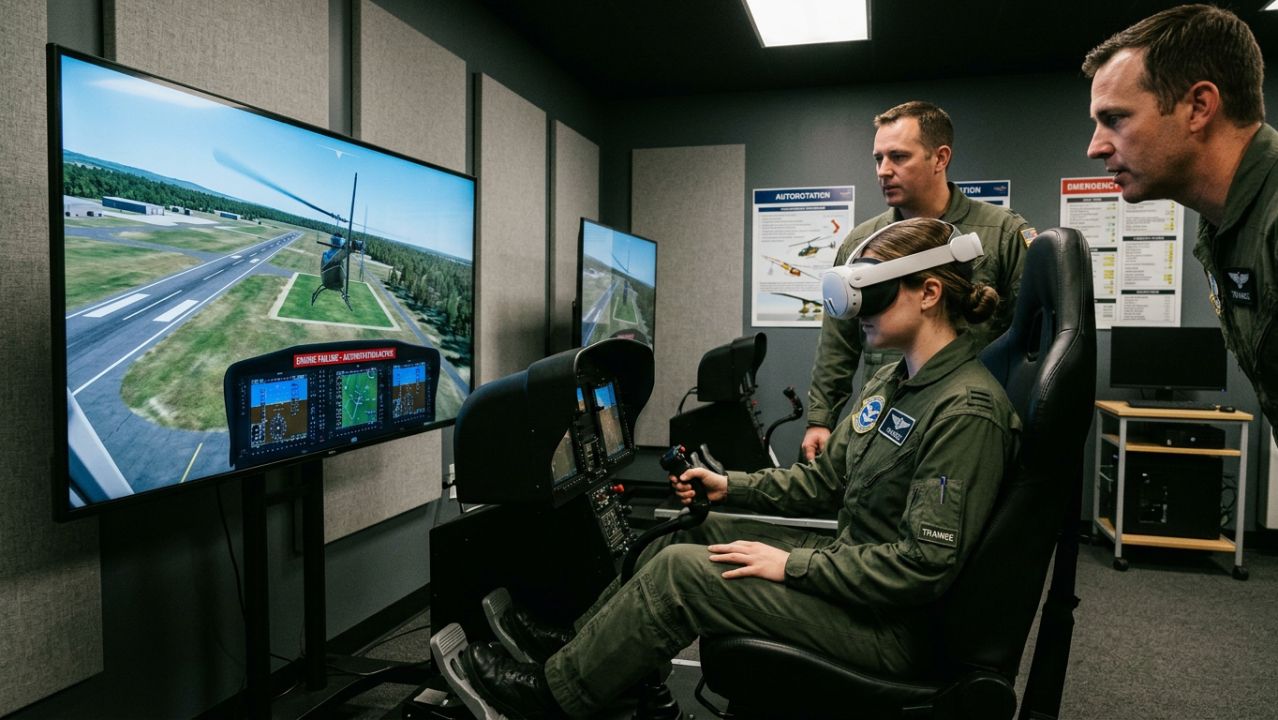 Auto Rotation Training Helicopter Autorotation VR Training | Bespoke Aviation VR