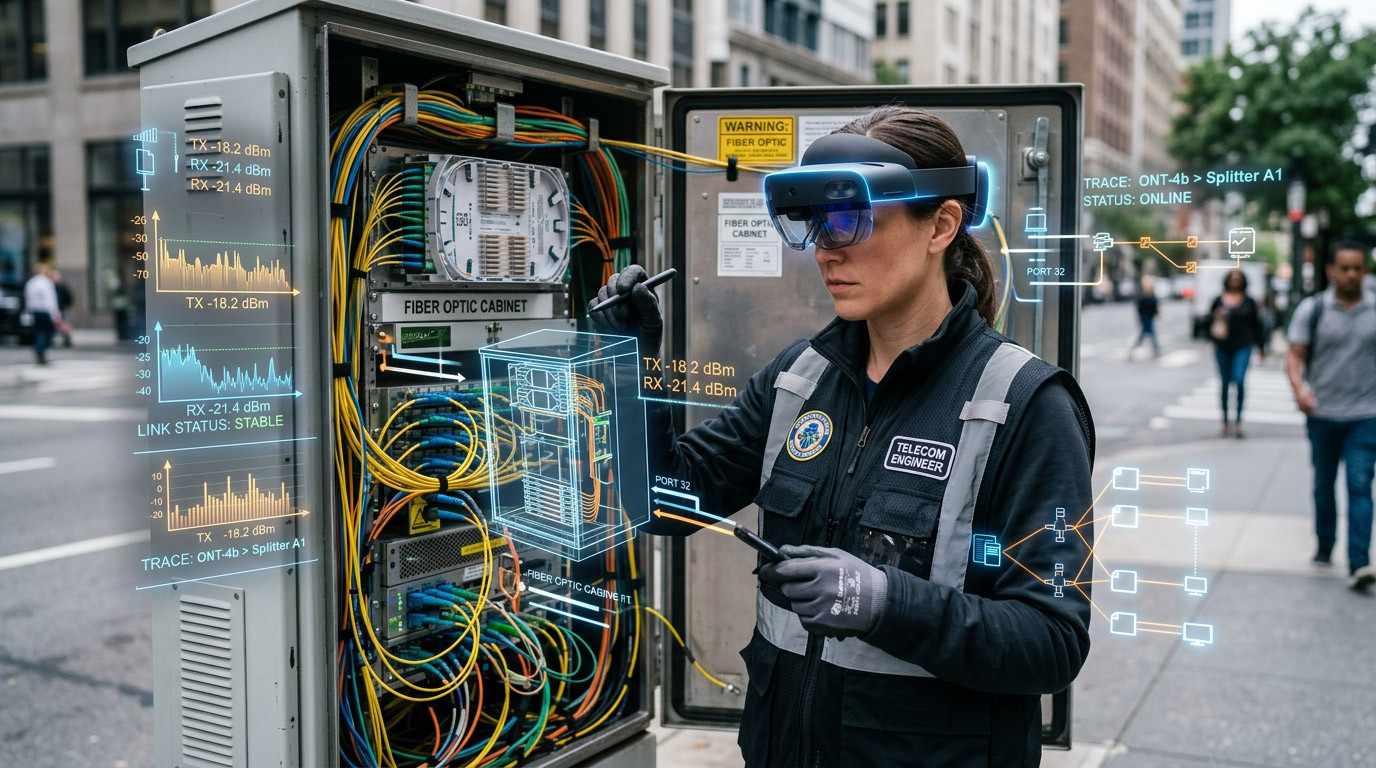 VR and AR for Street Cabinet and Telecoms Chamber Training